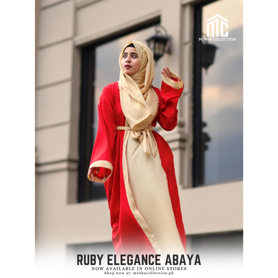 Shop Ruby Elegance Abaya Online In Pakistan