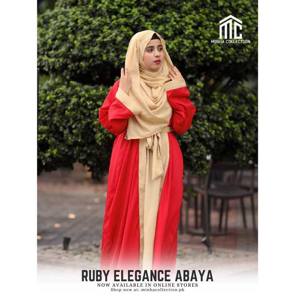 Ruby Elegance Abaya In Pakistan