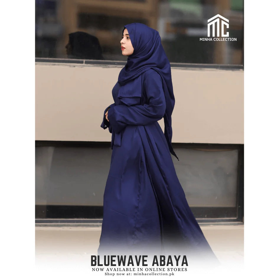 Blue Wave Abaya in Pakistan