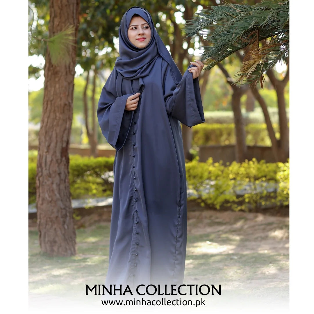 Buy Luxus Grey Abaya Online In Pakistan