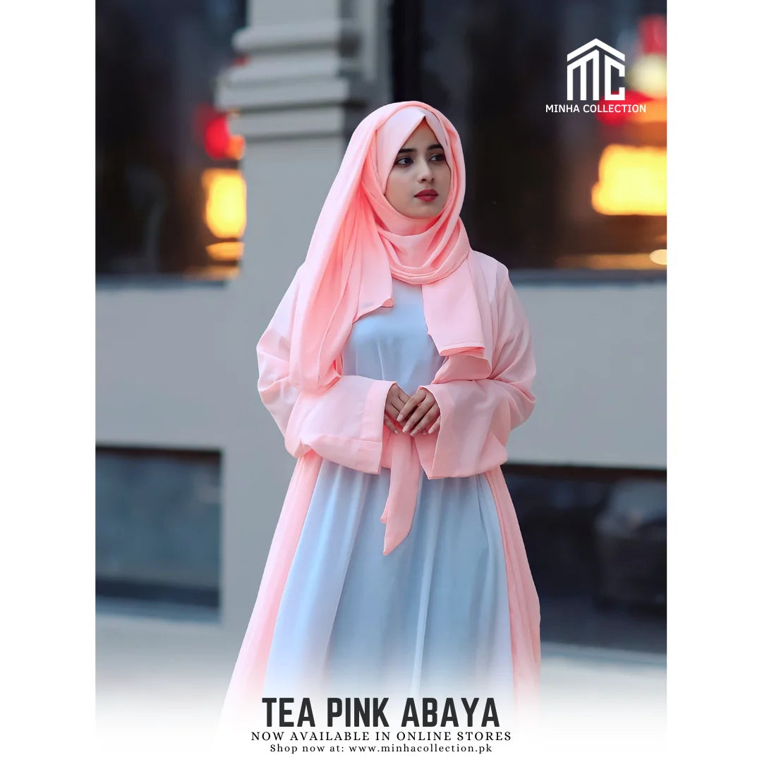 Buy Tea Pink Abaya Online In Pakistan