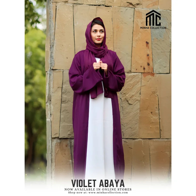 Buy Violet Abaya In Pakistan