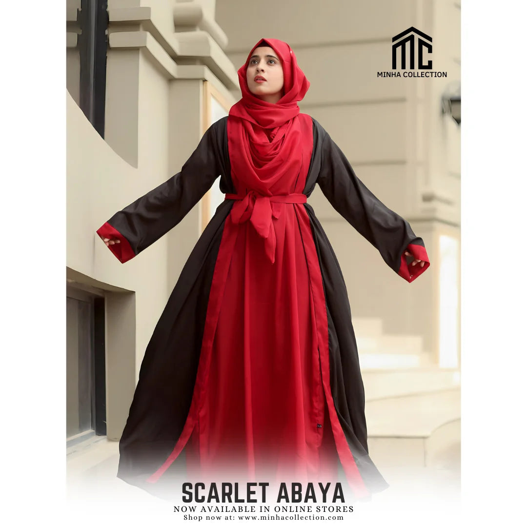 Daily Wear Scarlet Abaya