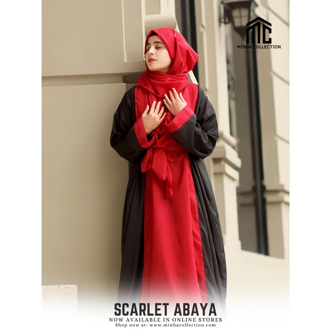 Scarlet Abaya in Pakistan