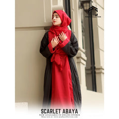 Scarlet Abaya in Pakistan