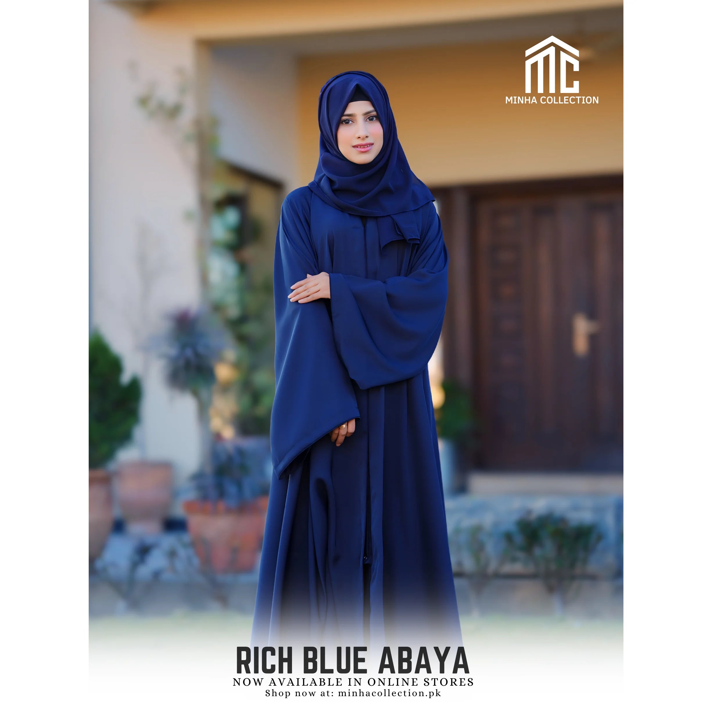 Shop_Rich_Blue_Abaya_In_Pakistan
