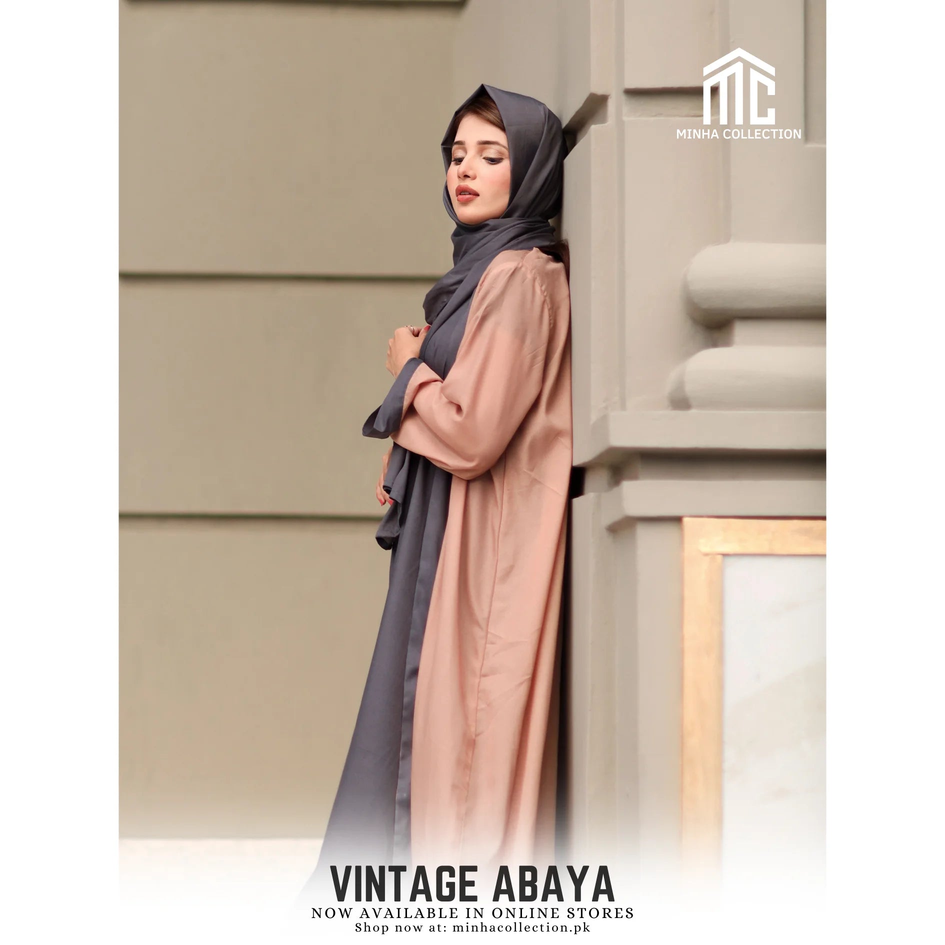 Vintage Style Abaya for Daily Wear - Minha Collection