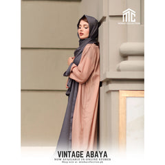 Vintage Style Abaya for Daily Wear - Minha Collection