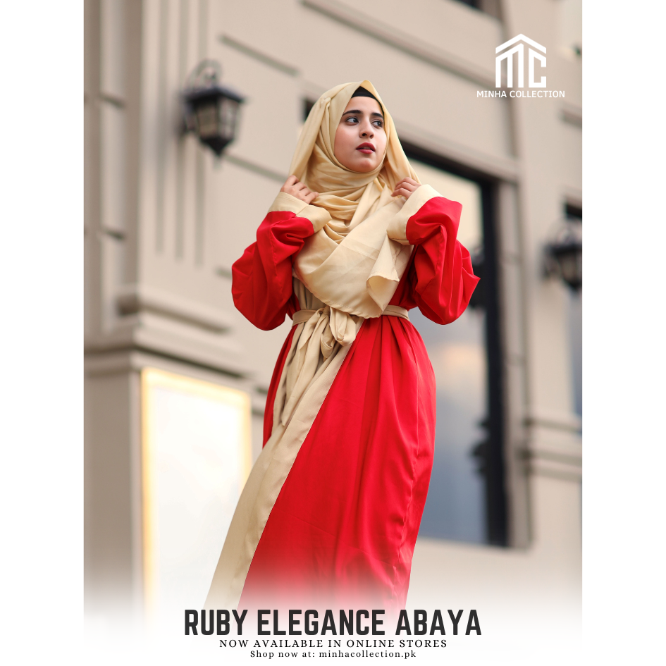 Ruby Elegance Abaya