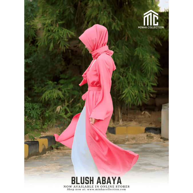 Blush Abaya