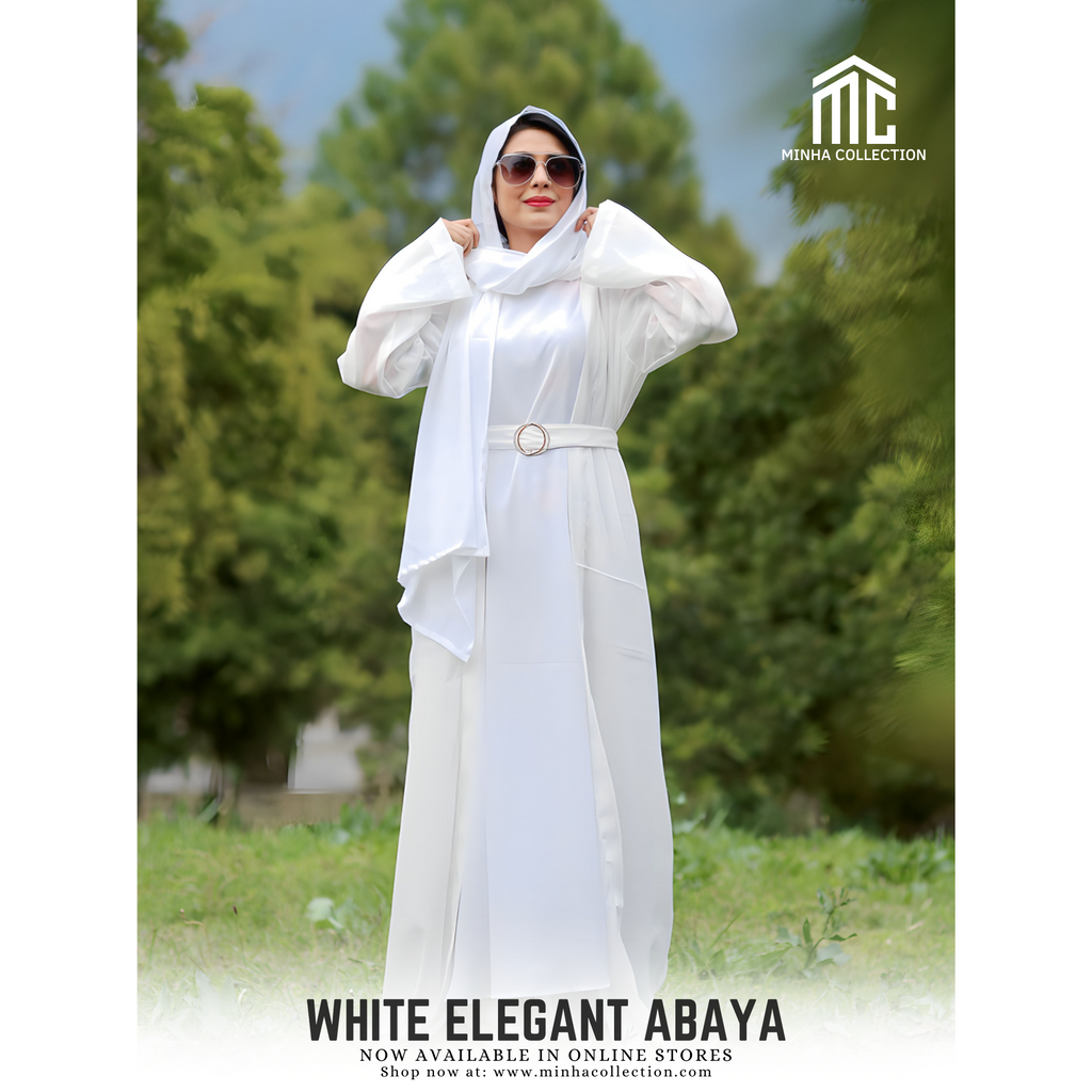 White Elegant Abaya